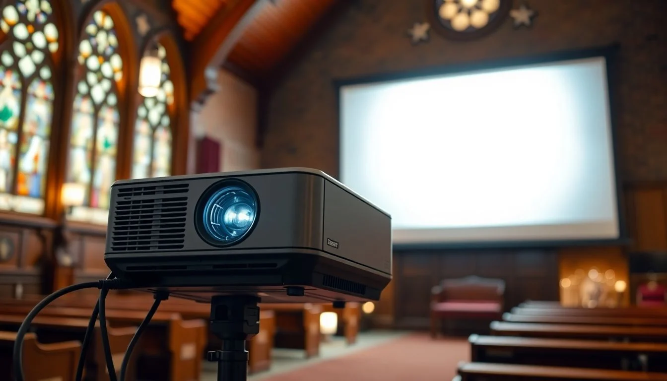 Projector for church